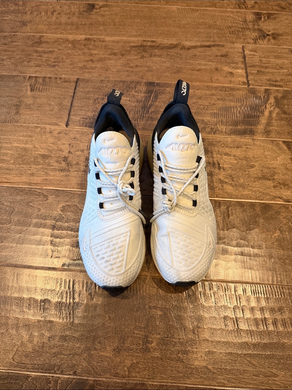 Nike Men’s Air Zoom White and Black Athletic Trainers